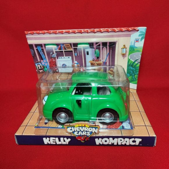 Chevron Cars Kelly Kompact Green Door Coupe 1998 Collectible Toy - Picture 2 of 13